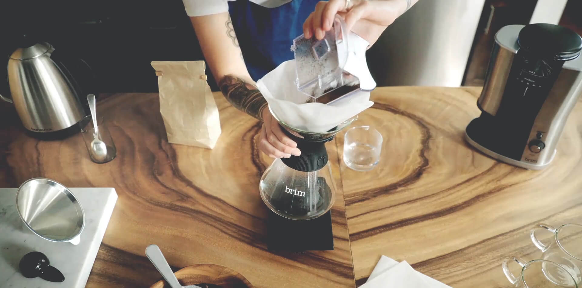 Add Brim's Pour Over Coffee Maker to the Kitchen