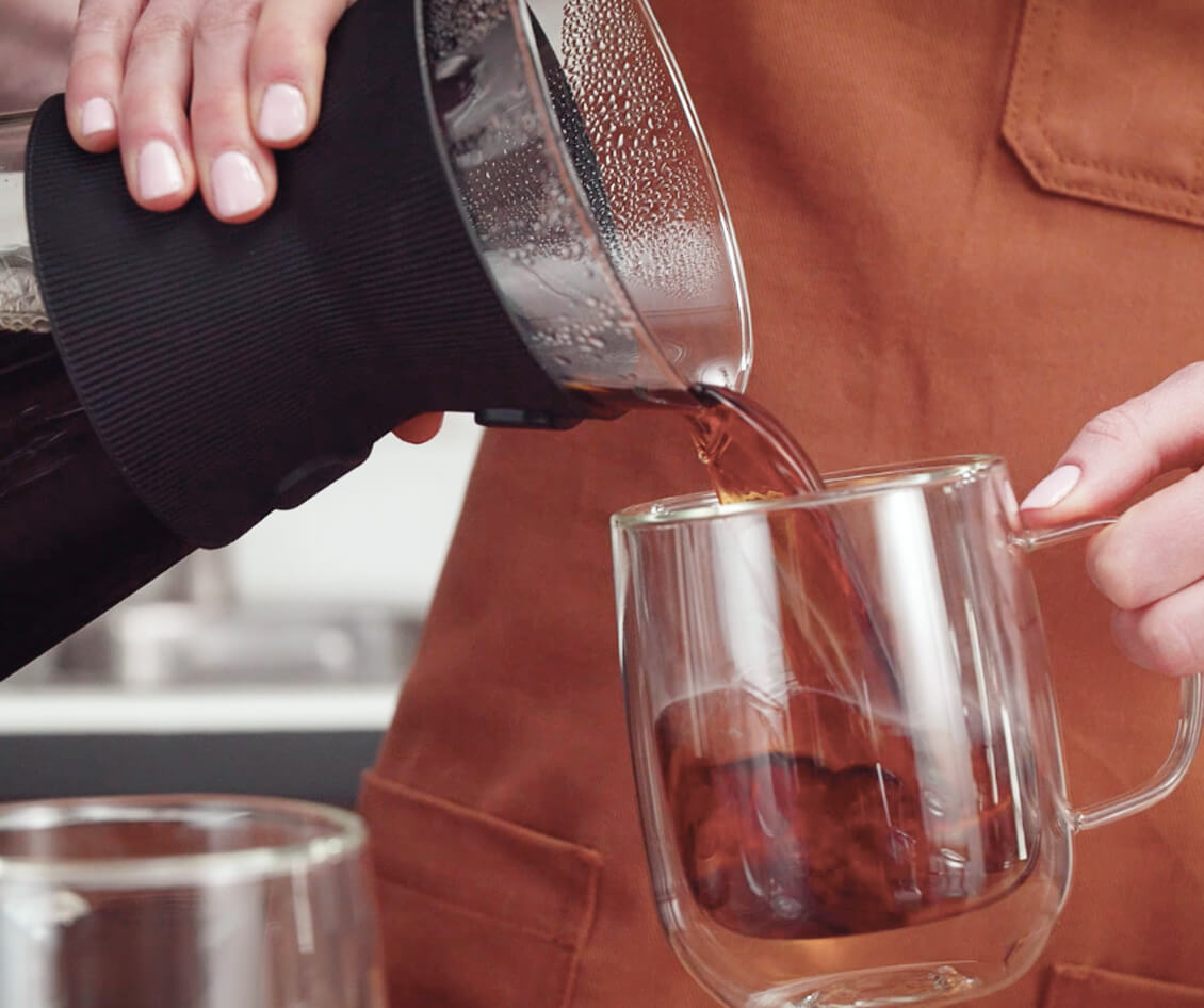 Brim How to Brew - 8 Cup Pour Over Coffee Maker Step 2: Water 