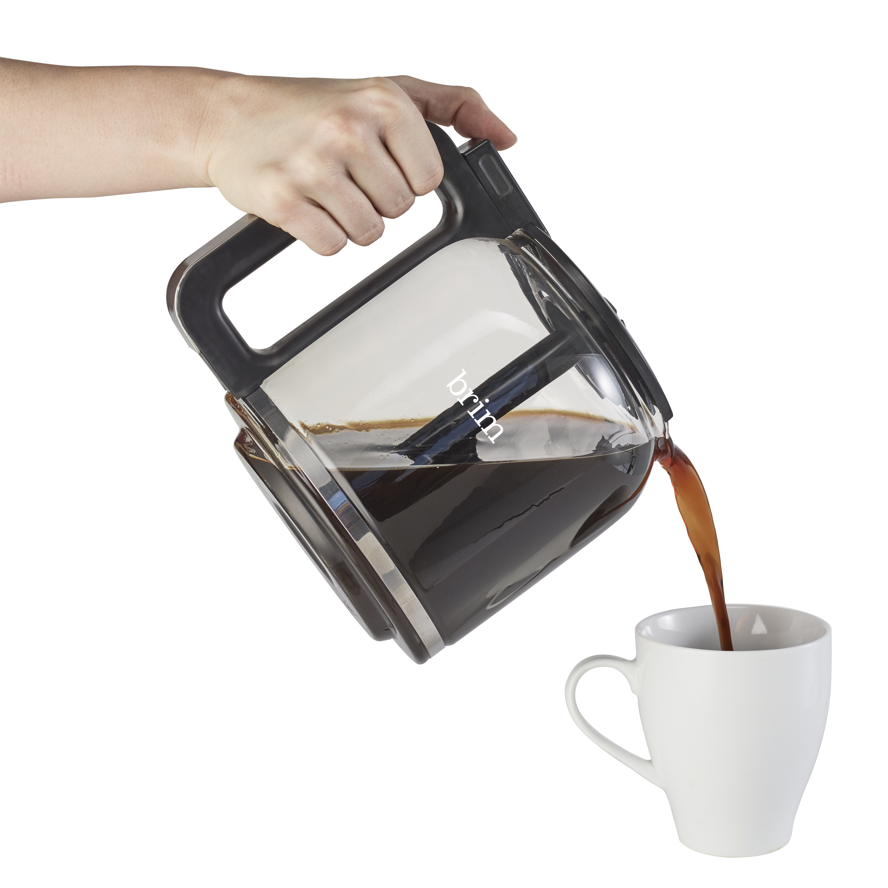 pouring coffee